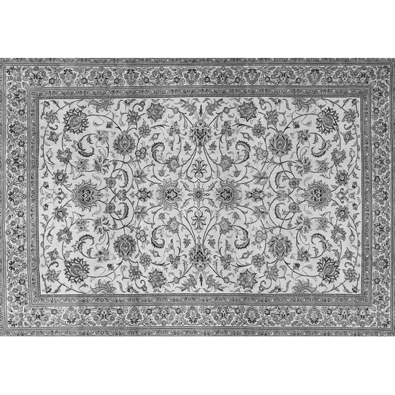 Ahgly Company Indoor Rectangle Persian Gray Traditional Area Rugs, 2' x 4'