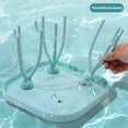 thumbnail image 3 of Estante para secar biberones, estante para biberones multifuncional, tendedero con bandeja de agua desmontable, 3 of 6