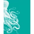thumbnail image 3 of Fab Funky 15x18 Black Modern Framed Museum Art Print Titled - Octopus Green and Cream b, 3 of 5