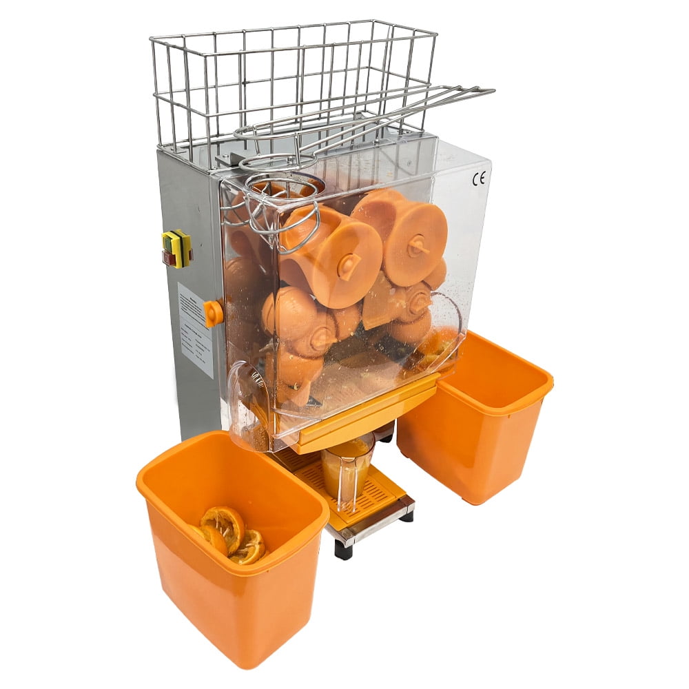 Techtongda Commercial Orange Juice Extractor Automatic Orange Squeezer Grapefruit Juicer Extractor Juice Press Machine