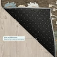 thumbnail image 5 of Addison Rugs Chantille Indoor/Outdoor Traditional Chocolate Machine Washable Rectangle Rug, 5' x 7'6", 5 of 8