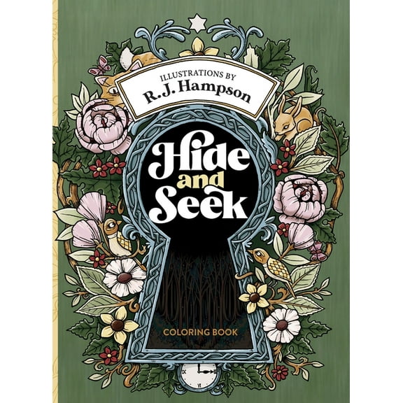 Hide And Seek Coloring Book, (Hardcover)