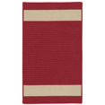 thumbnail image 1 of Colonial Mills Rug AR55R108X144S Aurora Rectangle Braided Area Rug   Red Sand - 9 x 12 ft., 1 of 1