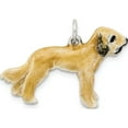 thumbnail image 4 of Sterling Silver Enameled Briard Charm (19 X 29) Made In United States qc6381, 4 of 5