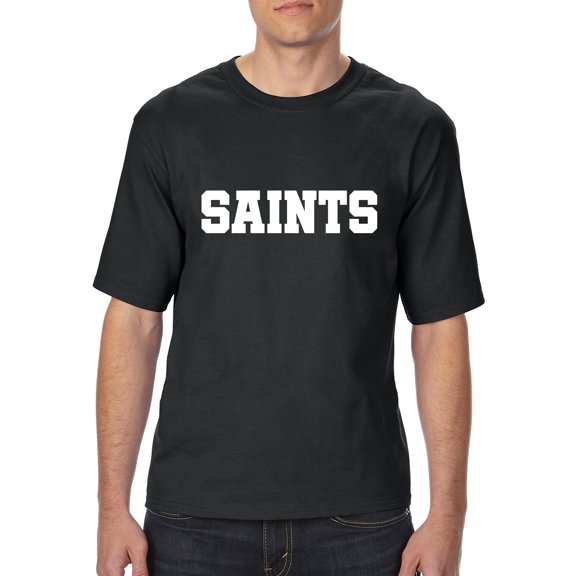 Mom's Favorite - Big Men's T-Shirt, up to Tall Size 3XLT - Saints