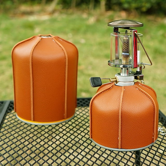 FUTUREORYY 1Ud Bolsa Para De Gas Marrón En PU Fácil Instalación Para Uso Outdoor