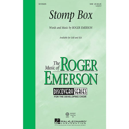 Hal Leonard Stomp Box (Discovery Level 2) SAB composed by Roger