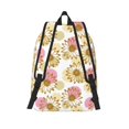 thumbnail image 2 of Lsque Sunflowers Pattern Canvas Daypack, Durable Backpack, High-quality Versatile Backpack,Vintage Compact Backpack-Small, 2 of 6