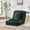 Chenille | Green, variant on Oversized Adjustable Lounge Chair Sofa Bed – 5 Reclining Positions, 2 Removable Pillows, Chenille Upholstery – Comfy Lazy Floor Lounger