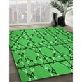 thumbnail image 2 of Ahgly Company Indoor Rectangle Patterned Green Area Rugs, 2' x 5', 2 of 6