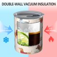thumbnail image 2 of 12oz Coffee Tumblers Dachshund Stainless Steel Vacuum Insulated Travel Tumbler Coffee Cups Mug with Lid and Straw with Cleaning Brush for Cold & Hot Drinks, 2 of 5