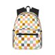 thumbnail image 1 of Fotbe Colorful Checkered 1 Mochila Ligera Casual para Laptop para Hombres y Mujeres, Mochila Impermeable de Uso Diario, Mochila para Universidad, 1 of 6