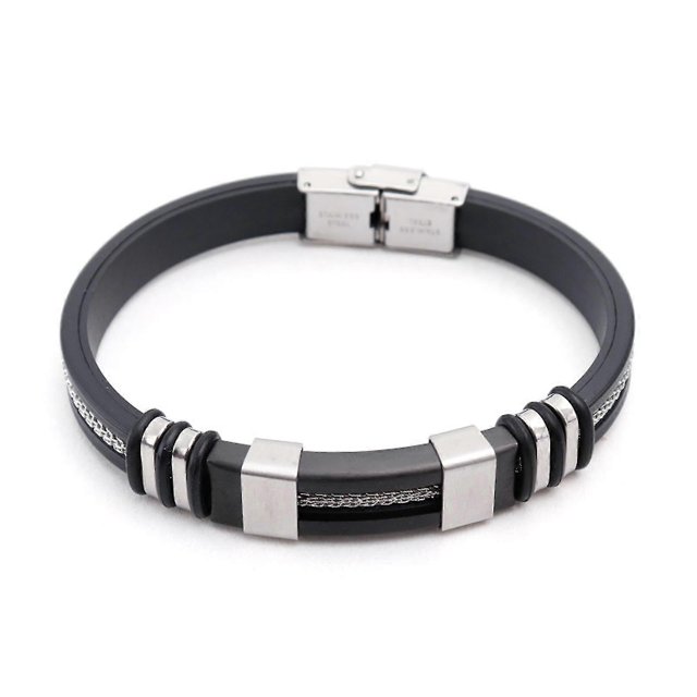 ZHAOCHENG Pulsera de desintoxicación de titanio Pulseras de desintoxicación linfática Pulseras de titanio para hombres para energía