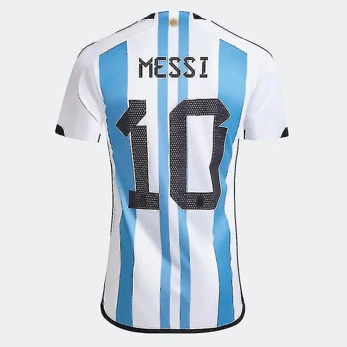 Fifa World Cup Qatar 2023 Argentina Home Shirt No. 10 Lionel Messi Jersey  Football Jersey Men Xxl - Walmart.ca