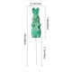 thumbnail image 3 of Simulated Moss Easter Bunny Bow Floral Foam Arranger for Vase Centerpieces 1-Pack, 3 of 6