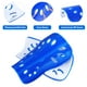 thumbnail image 5 of 2 pares de equipos de fútbol de protección de pantorrillas para niños ligeros y transpirables para niños y niñas de 1,4 my menos (negro + azul), 5 of 7