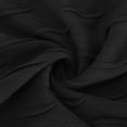 thumbnail image 4 of Camisa Elvqul para Hombre Liso Casuales Negro Manga Corta Solapa, 4 of 4