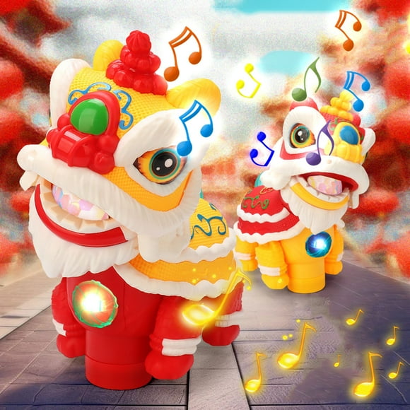 Binmer Traditional Chinese Lion Dancing Toy - A Delightful Interactive Experience for Kids