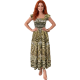 thumbnail image 1 of Vestido Largo para Mujer Vestido Casual Midi con Estampado Elegante y Manga con Volante Vestido Stretch Fresco y Cómodo para Dama, 1 of 5