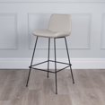 thumbnail image 1 of Capri Modern Leatherette Bar Stool, 25-inch/29-inch Seat Height, 1 of 3