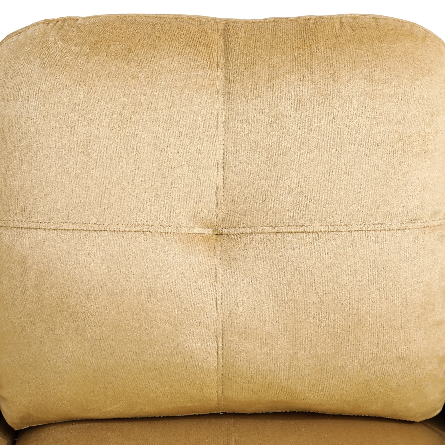Hommoo Lint & PVC L-Shaped Sectional Couch and Sofa Set, Modern Living Room Furniture Set, Right Side, Beige and Brown