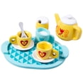 thumbnail image 2 of Juego de vajilla de cocina de 8 piezas, taza de té y café de juguete de madera, platillos, bandeja, juguete Montessori, juego de fiesta de té para Sunnimix Cocina Juegos de imaginación Juguetes, 2 of 8