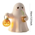 thumbnail image 3 of Halloween Decorations Desktop Ornament Resin Figurine With Pumpkin And Drink For Indoor Home Party Decoration Desktop Ornament Home Decor, 3 of 5