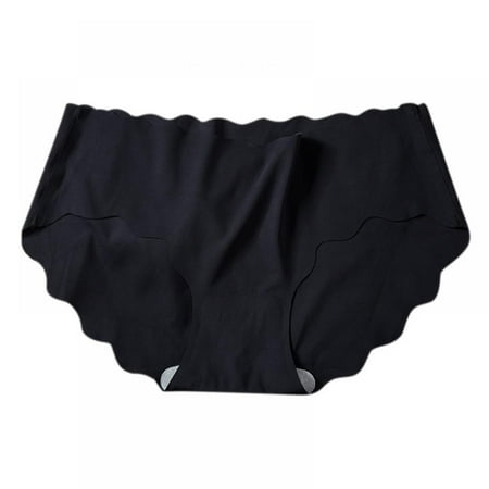 

Xinhuaya Women Seamless Smooth Thin Wave Edge Underwear One-Piece Briefs Panties
