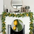 thumbnail image 5 of yulier Artificial Lemon Garland, 70.8 Inch Lemon Vines Spring Summer Fake Fruits Lemon Garland for Home Kitchen Table Fireplace Wall Wedding Party Christmas Decorations, 5 of 10
