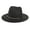 Black, variant on Straw Sun Hat Foldable Beach Hat Straw Caps Wide Brim Fedora Hats for Men Packable Straw Hat for Women, Black One Size