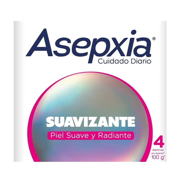 Jabón en barra Asepxia Cuidado Diario Suavizante 400g