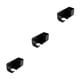 thumbnail image 4 of Cateissary Estante de baño duradero sin taladrar para soluciones que ahorran espacio accesorios de baño para baño nuevo negro Type1 NO1, 4 of 6