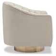 thumbnail image 3 of Signature Design by Ashley Contemporary Penzlin Swivel Accent Chair, Pearl, 3 of 6