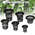 thumbnail image 1 of 100Pcs Garden Plastic Net Cups Planting Basket Cup Set Slotted Mesh Net Cups Wide Lip Bucket Basket for Hydroponics, 1 of 7
