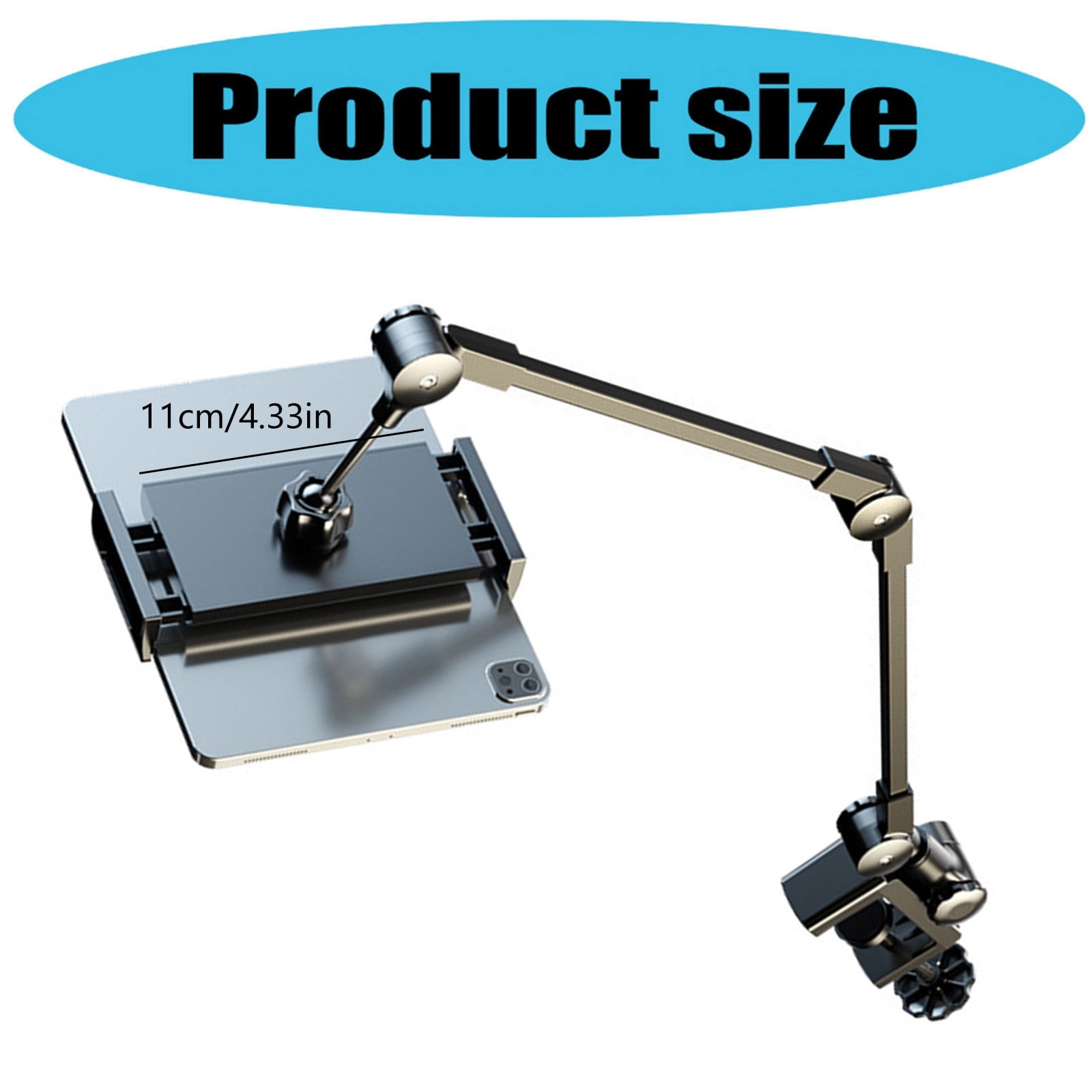Antislip Phone Mount For Bed Frame Desk Flexible Arm Clamp Holder Adjustable Holder Long Arm Phone Stand