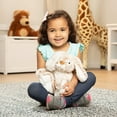 thumbnail image 2 of Melissa & Doug - Burrow Bunny Rabbit Stuffed Animal, 2 of 7