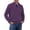 Dark Purple, variant on Men's Quarter Zip Mock Neck Sweater Long Sleeve Classic Fit Casual Work Pullover