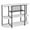 White, variant on Gymax Wine Rack Table Coffee Bar Cabinet Freestanding Liquor Stand Glass Holder Rustic