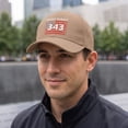 thumbnail image 6 of WULMLEO 9/11 25th Anniversary Never Forget 343 Cap Embroidered 9/11 Memorial Hats Women Men American Flag Patriotic Baseball Caps F One Size, 6 of 6