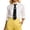 Black, variant on Unisex Heart Chain Pattern Neck Tie Dual Use for Formal Gatherings & Daily Wear