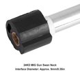 thumbnail image 3 of Practical MIG Welding Torch, Durable High Temperature Resistance 24KD Welding Torch Connecting,  Welding Torch Connecting for Welding Accessory, 3 of 8