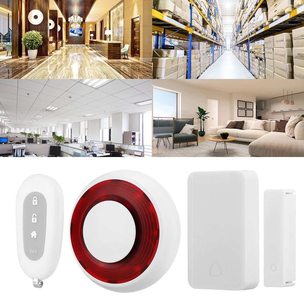 YLSHRF Door Alarm, Security Alarm,Alarm System Siren Security Remote