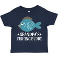 thumbnail image 3 of Inktastic Grandpa's Fishing Buddy Little Fisher Boys or Girls Toddler T-Shirt, 3 of 5