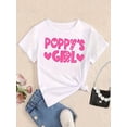 thumbnail image 2 of Poppy'S Girl Printed Short-Sleeved Girls T-Shirt, 2 of 7