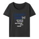 thumbnail image 2 of Camiseta para mujer, camiseta básica, ropa de calle, disfraz, camiseta con cuello redondo para oficina, vacaciones, regalo para mujer M, 2 of 10