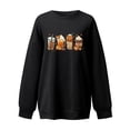 thumbnail image 4 of Hauts à Manches Longues pour Femmes Décontractés Halloween Mode Aguichant Imprimé Manches Longues Col Rond Chandail Blouse Hauts Chandails en Molleton Sans Capuche Manches Longues pour Femmes Hauts Aguichant pour Femmes, 4 of 8
