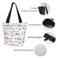 thumbnail image 3 of Bingfone Cute Dog Women Shoulder Tote Bags Casual Bag Ladies Shopping Handbag, 3 of 6