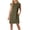 Army Green, variant on Summer Dresses for Women Casual Loose Round Neck Sleeveless Slit Pocket Maxi Dress, Army Green S