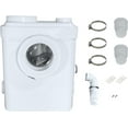 thumbnail image 2 of WinZo WZ5211-P Macerator Pump One Piece Toilet with Upflush System for Basement,3 Water inlets for Sink, Toilet & Bathtub,White, 2 of 6
