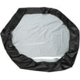 thumbnail image 4 of Couverture de Bac à Sable avec Cordon, Protection Résistante et Durable contre la Poussière, Auvent de Bac à Sable Imperméable pour Piscine Extérieure (Noir, 14011020cm), 4 of 7
